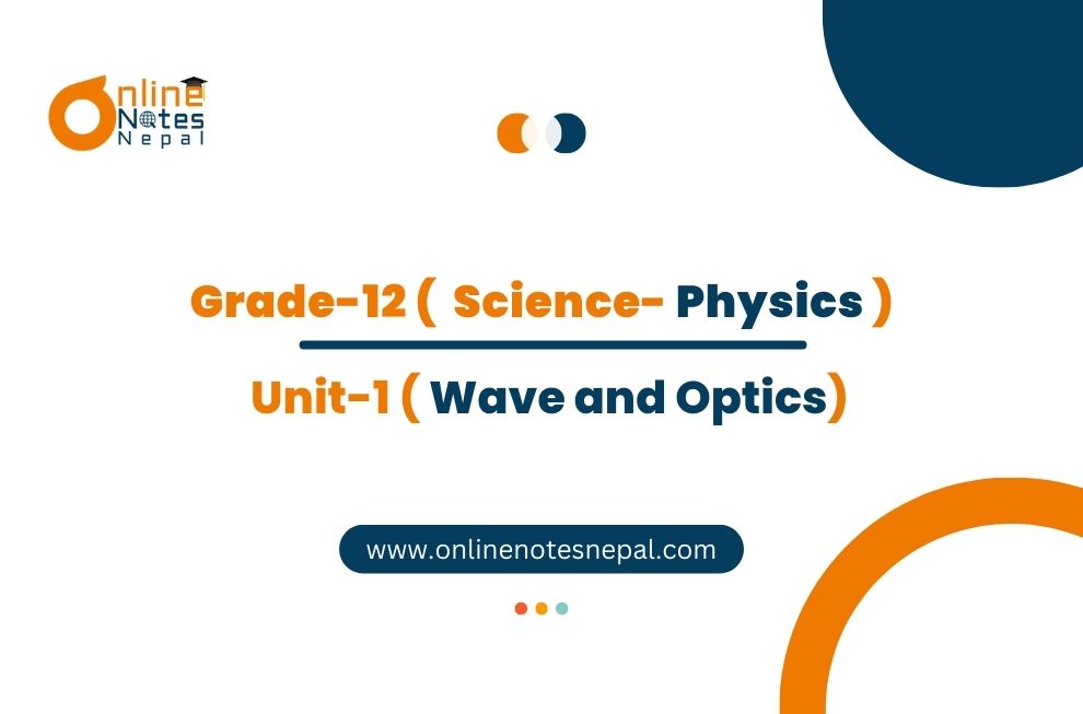 Unit 1: Wave and Optics Photo